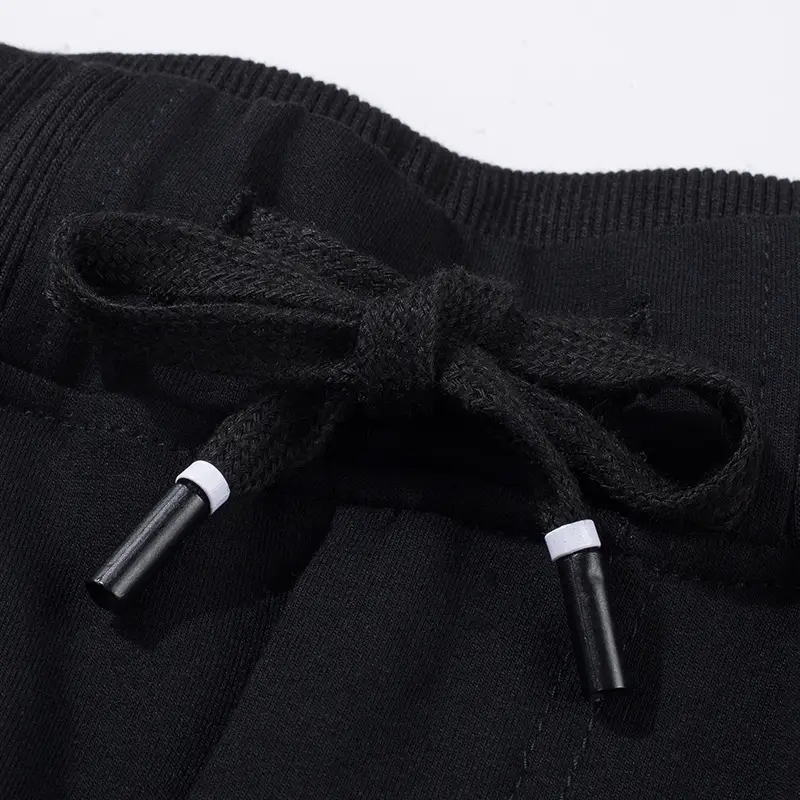 Men's Grey Open Placket Sports Pants Large - Image 7