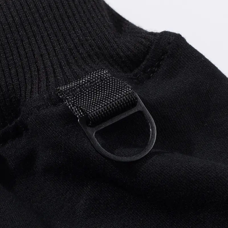 Men's Grey Open Placket Sports Pants Large - Image 9