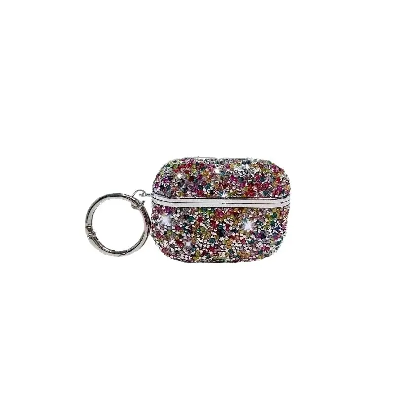 Diamond Encrusted Bluetooth Earphone Case Pink - Image 17