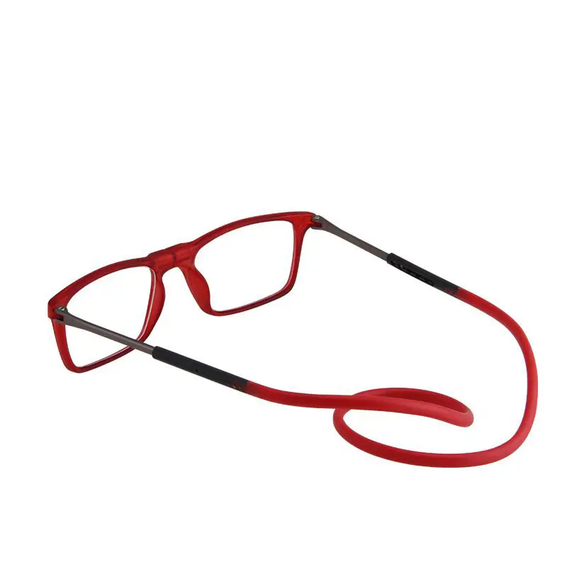 magnetic neck reading glasses TR90 reading glasses telescopic sleeve anti-drop middle-aged and elderly men and women anti-blue light - Image 9