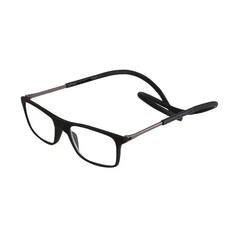 magnetic neck reading glasses TR90 reading glasses telescopic sleeve anti-drop middle-aged and elderly men and women anti-blue light - Image 3