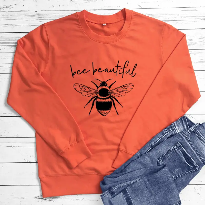 Black Bee Beautiful Round Neck Sweatshirt - Image 6