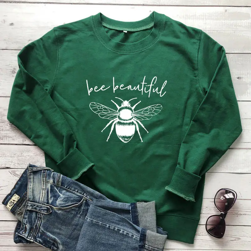 Black Bee Beautiful Round Neck Sweatshirt - Image 5