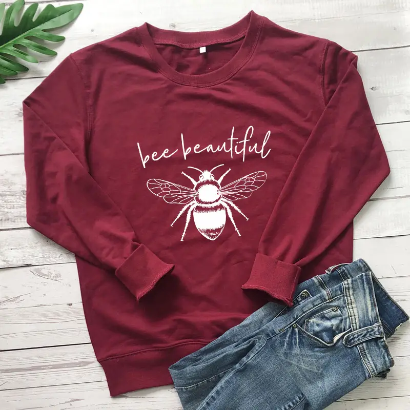 Black Bee Beautiful Round Neck Sweatshirt - Image 7
