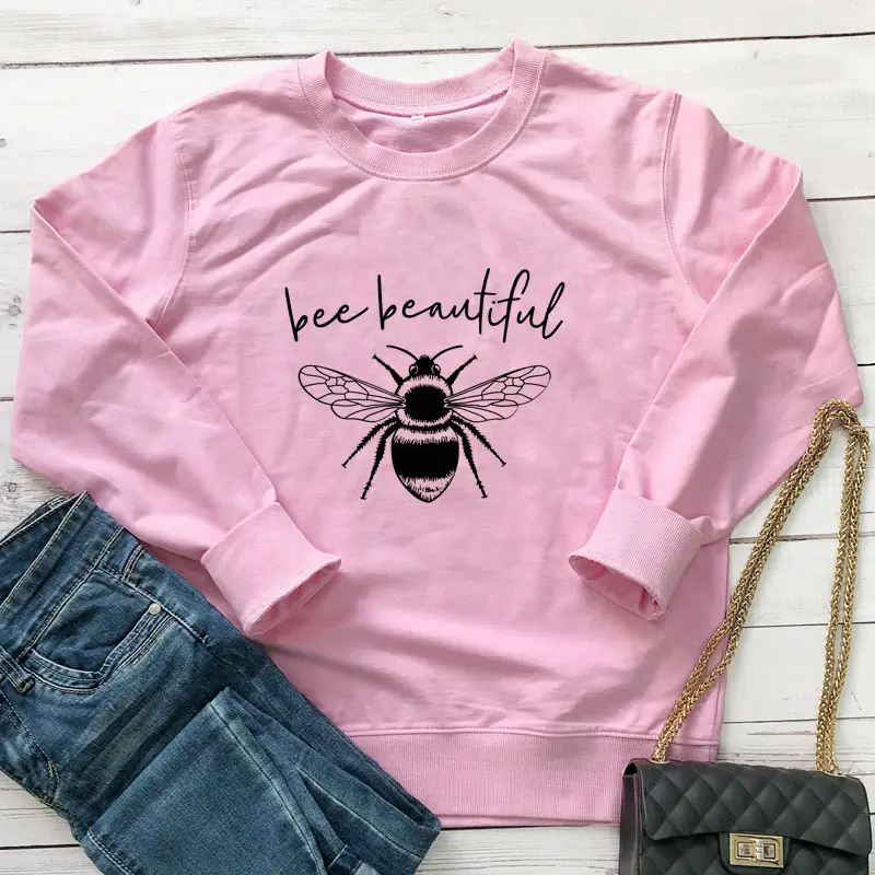 Black Bee Beautiful Round Neck Sweatshirt - Image 8