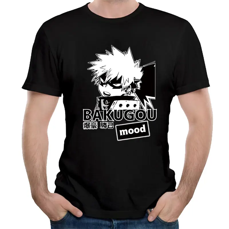 BOKU My Hero Academia Short Sleeve T-Shirt Black