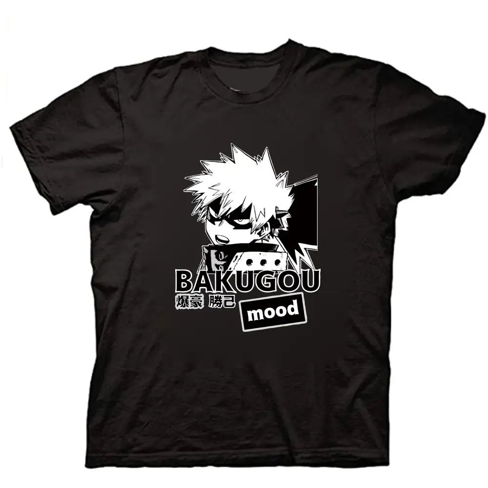 BOKU My Hero Academia Short Sleeve T-Shirt Black