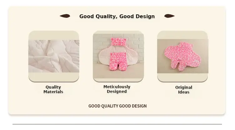 Pink Rabbit-Eared Baby Sleeping Bag Split Leg Swaddle — feature 36