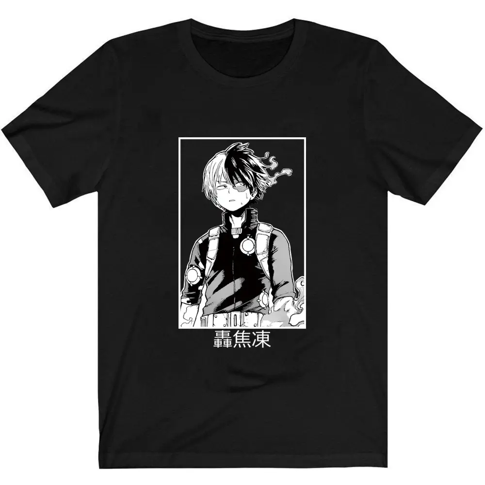 BOKU My Hero College Men's Black T-Shirt with Character Print - Image 4