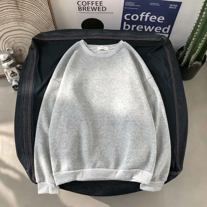 Men's 2020 Cotton Crew Neck T-Shirt White - Image 7