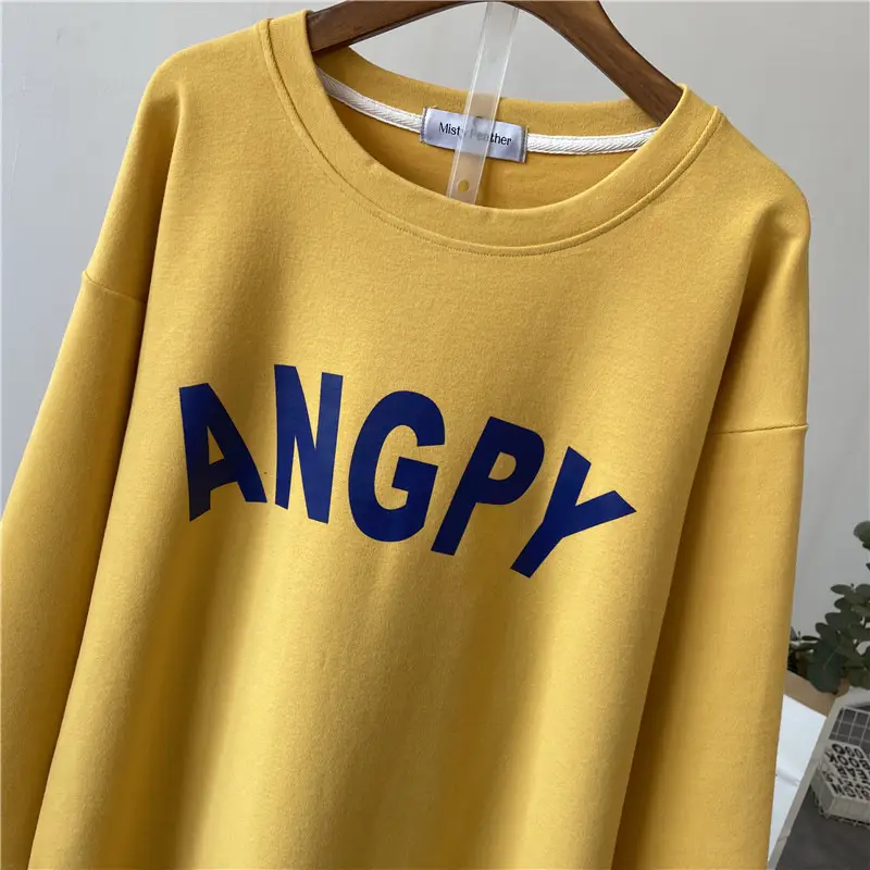 Pregnant Women's Long Sleeve T-Shirt Blue White Loose Fit Korean Style — feature 8