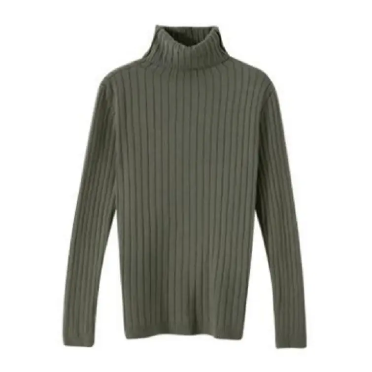 Women's Knitted Turtleneck Sweater Outerwear — feature 5