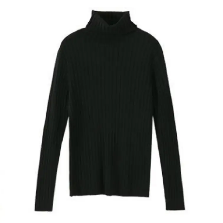 Women's Knitted Turtleneck Sweater Outerwear — feature 7