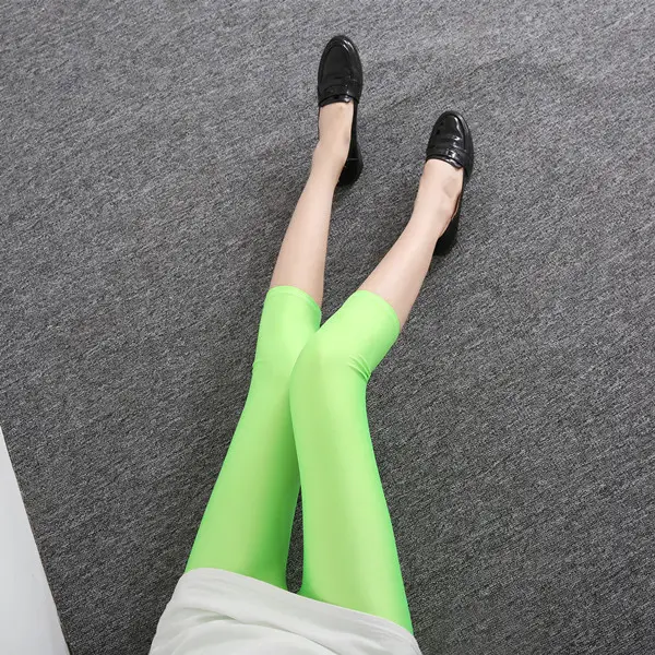 Plus Size Stretchable Blue Slim Fit Leggings - Image 17