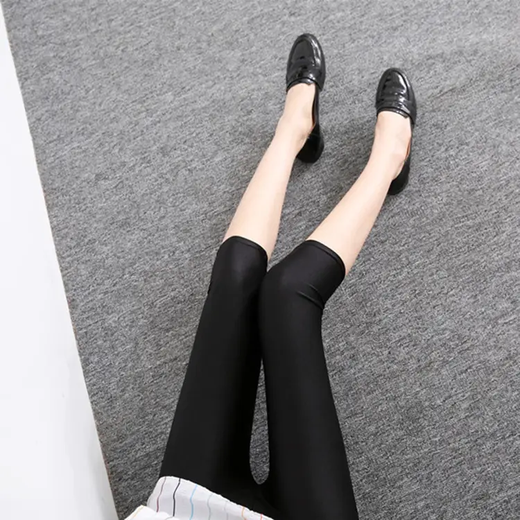 Plus Size Stretchable Blue Slim Fit Leggings - Image 5