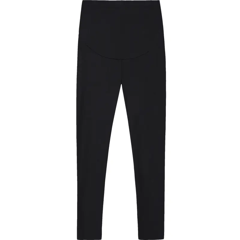 Pregnant Women's Fleece Leggings Black Grey Winter - Image 8