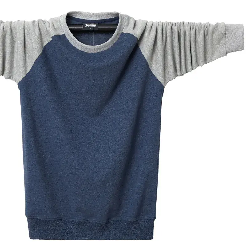 Men Navy Blue Raglan Sleeve T-Shirt Addi Thick - Image 6