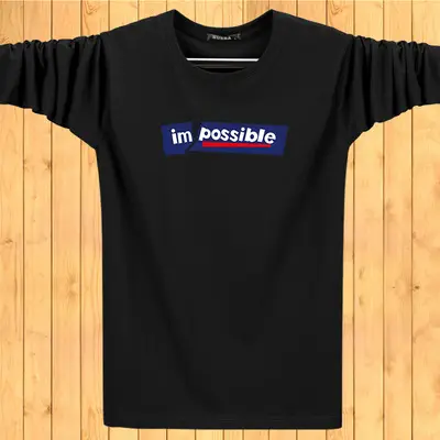 Men Black T-Shirt Vogue Style Athletic Design