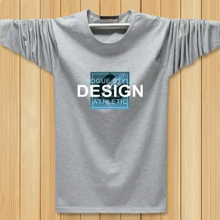 Men Black T-Shirt Vogue Style Athletic Design