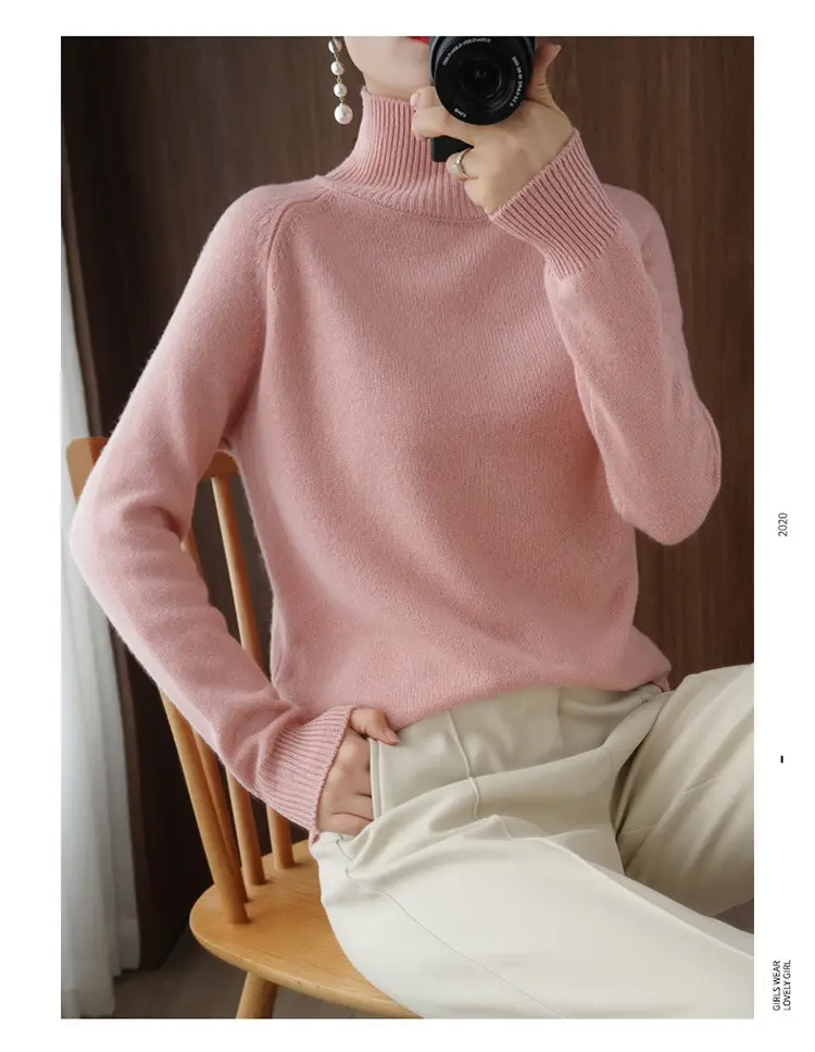 Women's Grey Long Sleeve Korean Style Sweater — feature 16
