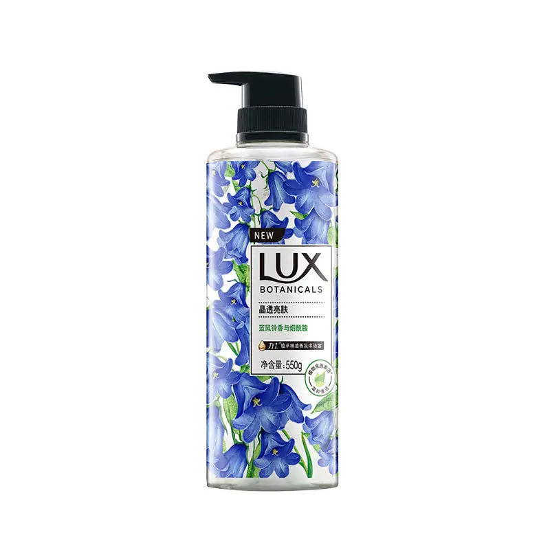 Lux/Lux Plant Extract Fragrance Shower Gel Freesia Honeysuckle Flower Bird of Paradise White Sandalwood Multi-Scent 550G/Bottle