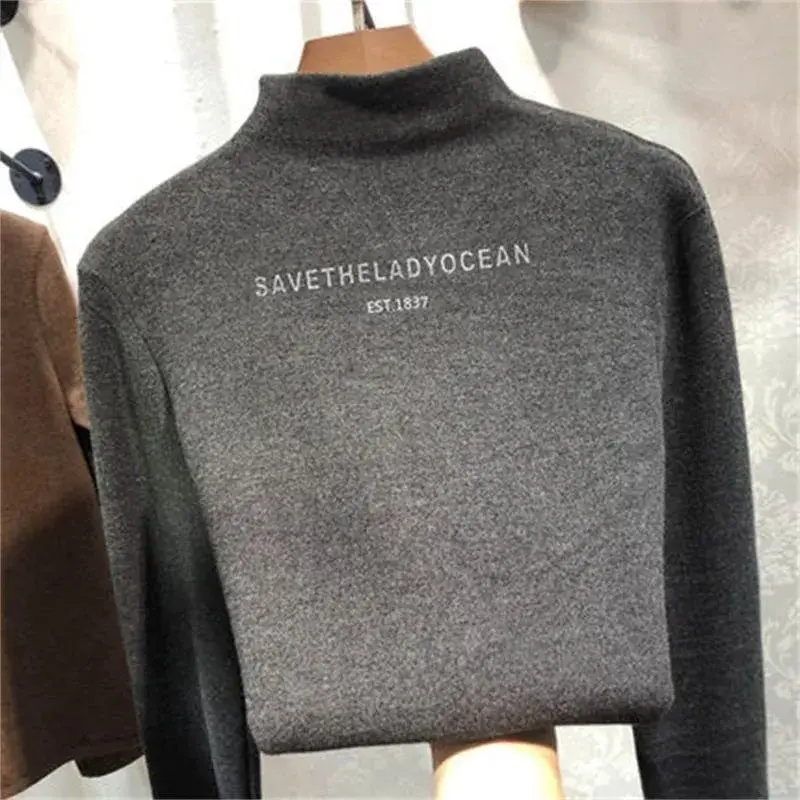 Double-Sided Velvet T-Shirt Women's Winter Autumn — feature 8
