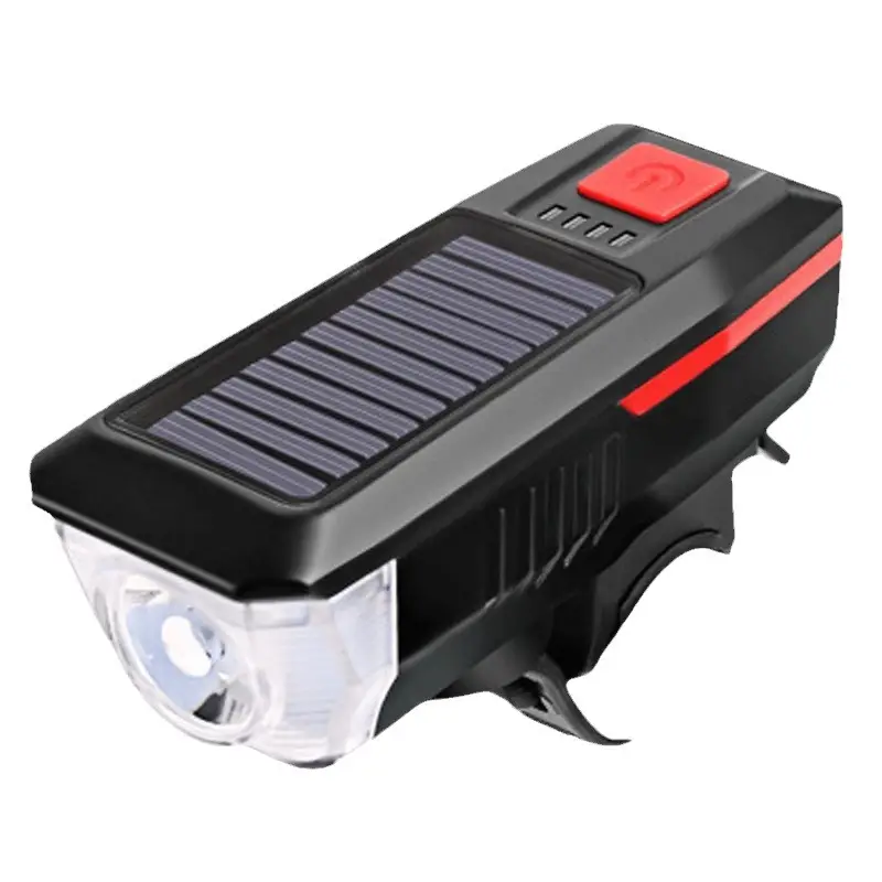 Rechargeable Solar Headlight for Mountain Bikes