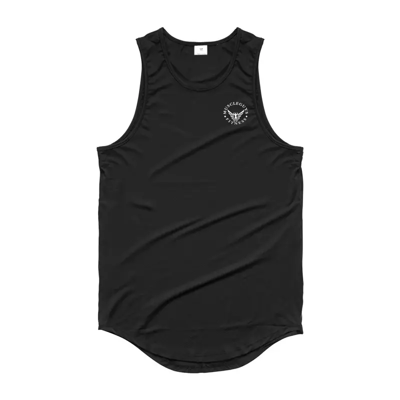 Men Muscle Tian Zi Vest Olive Green Summer Training - Image 3