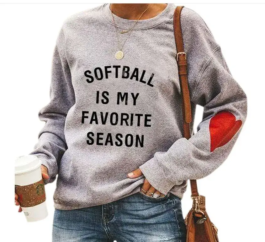 Soccer Print Grey Sweatshirt with Red Sleeve Design - Image 6