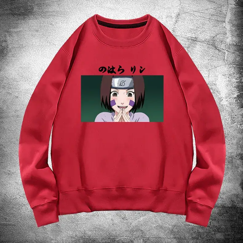 Men's Gray Naruto Graphic Crewneck Sweatshirt - Image 21