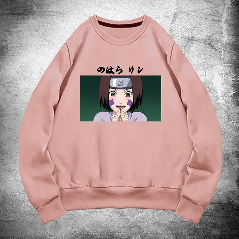 Men's Gray Naruto Graphic Crewneck Sweatshirt - Image 23