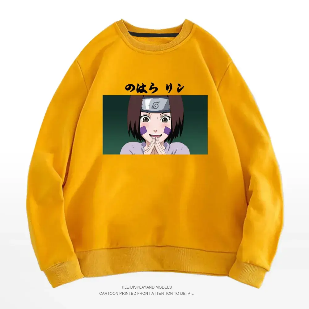 Men's Gray Naruto Graphic Crewneck Sweatshirt - Image 12