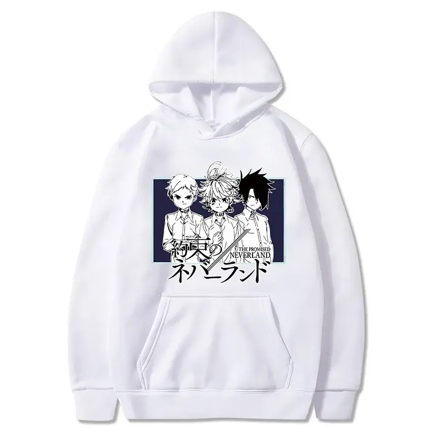 Men's Beige Comic Print Hoodie with Pocket - Image 8
