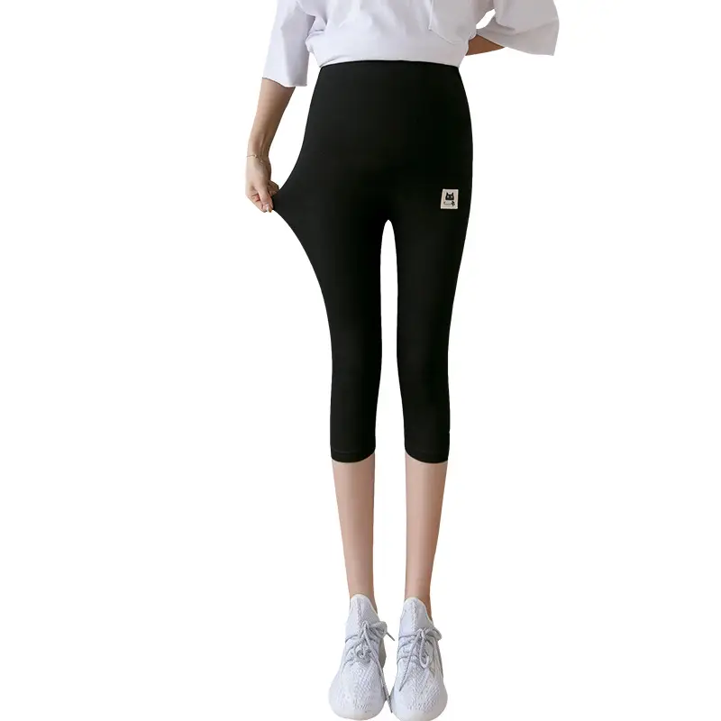Real-Price Maternity Pants 2025 Summer Modal Elastic Mid-Length - Image 5
