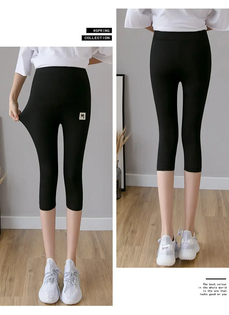 Real-Price Maternity Pants 2025 Summer Modal Elastic Mid-Length — feature 14