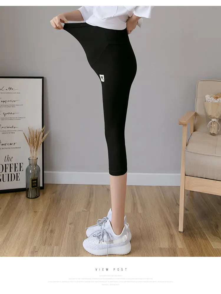 Real-Price Maternity Pants 2025 Summer Modal Elastic Mid-Length — feature 18