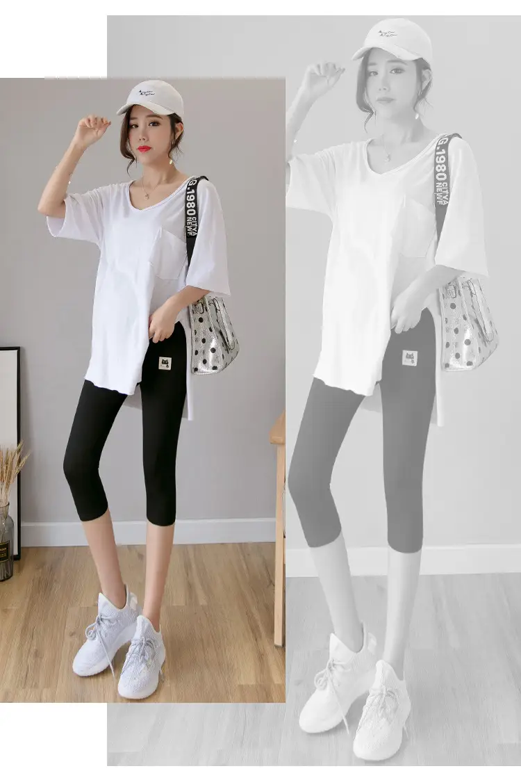 Real-Price Maternity Pants 2025 Summer Modal Elastic Mid-Length — feature 19