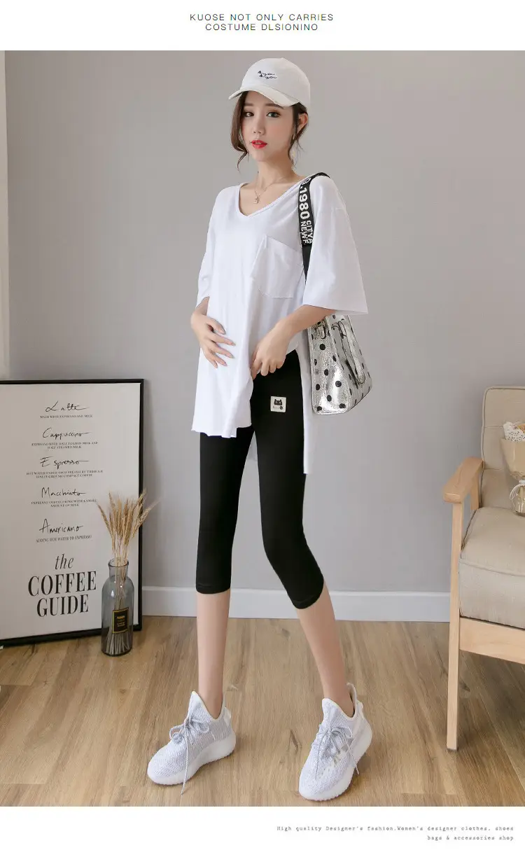 Real-Price Maternity Pants 2025 Summer Modal Elastic Mid-Length — feature 20