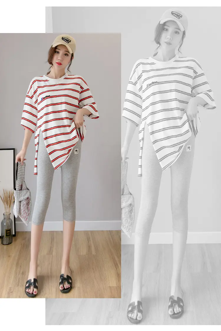 Real-Price Maternity Pants 2025 Summer Modal Elastic Mid-Length — feature 27