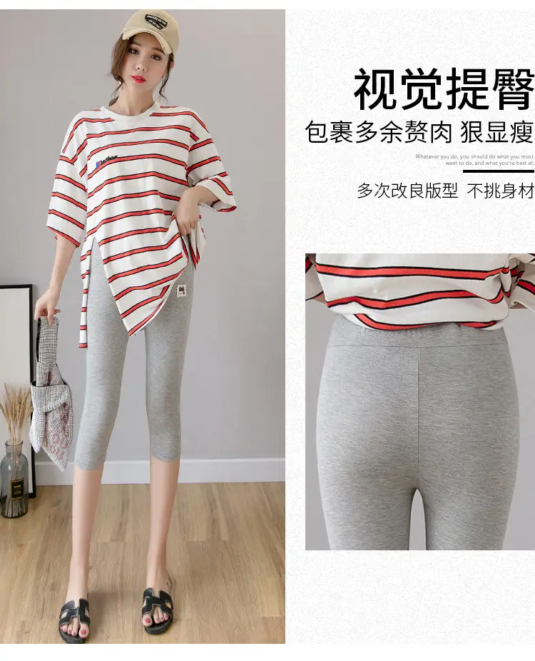 Real-Price Maternity Pants 2025 Summer Modal Elastic Mid-Length — feature 6