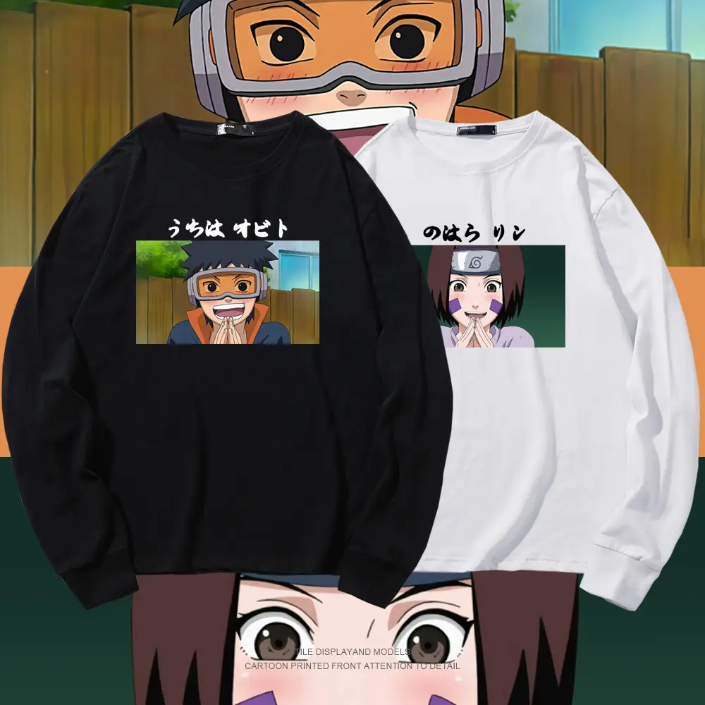 Naruto Graphic Sweatshirt White Cotton Round Neck Long Sleeve - Image 18