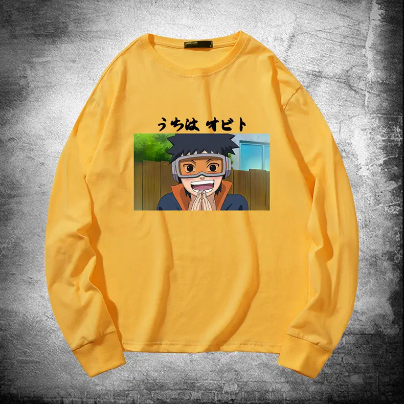 Naruto Graphic Sweatshirt White Cotton Round Neck Long Sleeve - Image 19