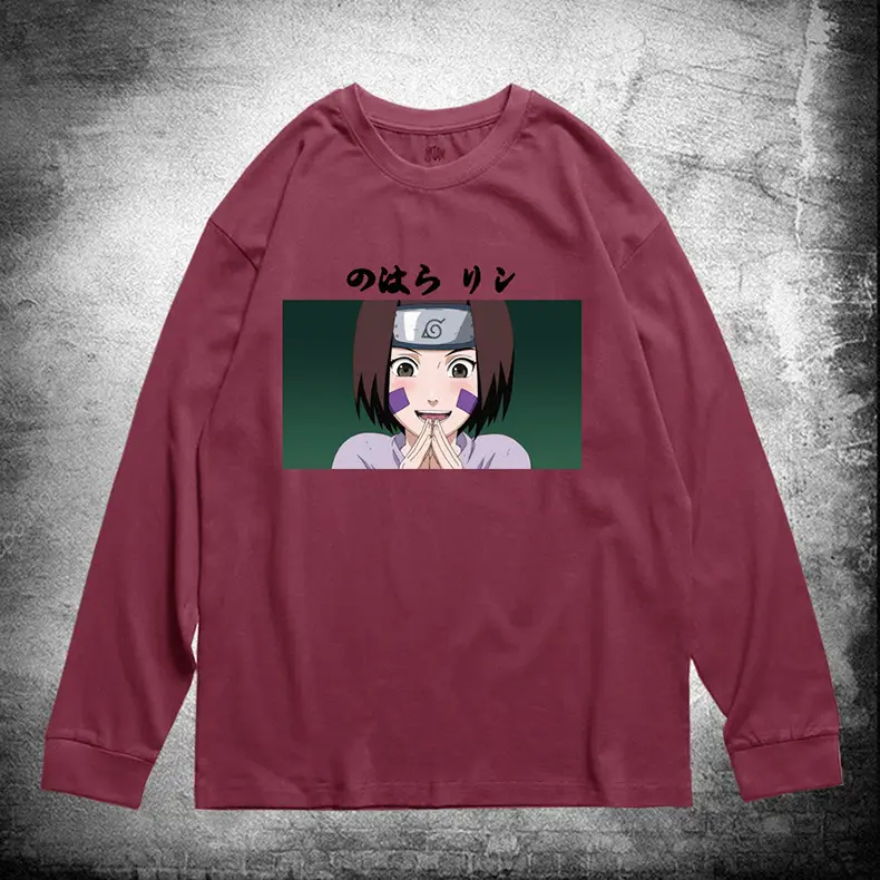 Naruto Graphic Sweatshirt White Cotton Round Neck Long Sleeve - Image 20