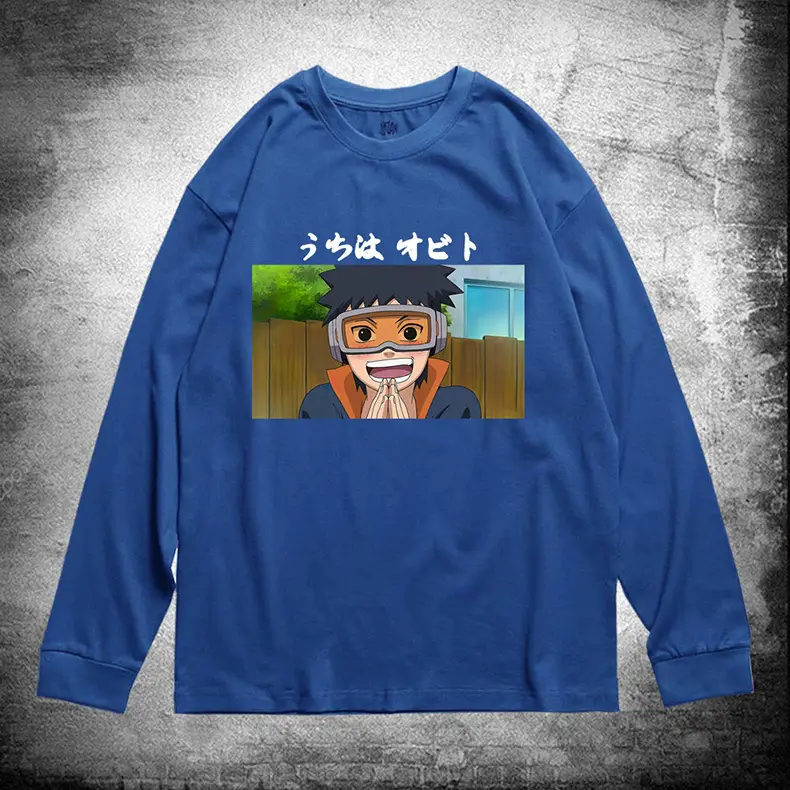 Naruto Graphic Sweatshirt White Cotton Round Neck Long Sleeve - Image 21