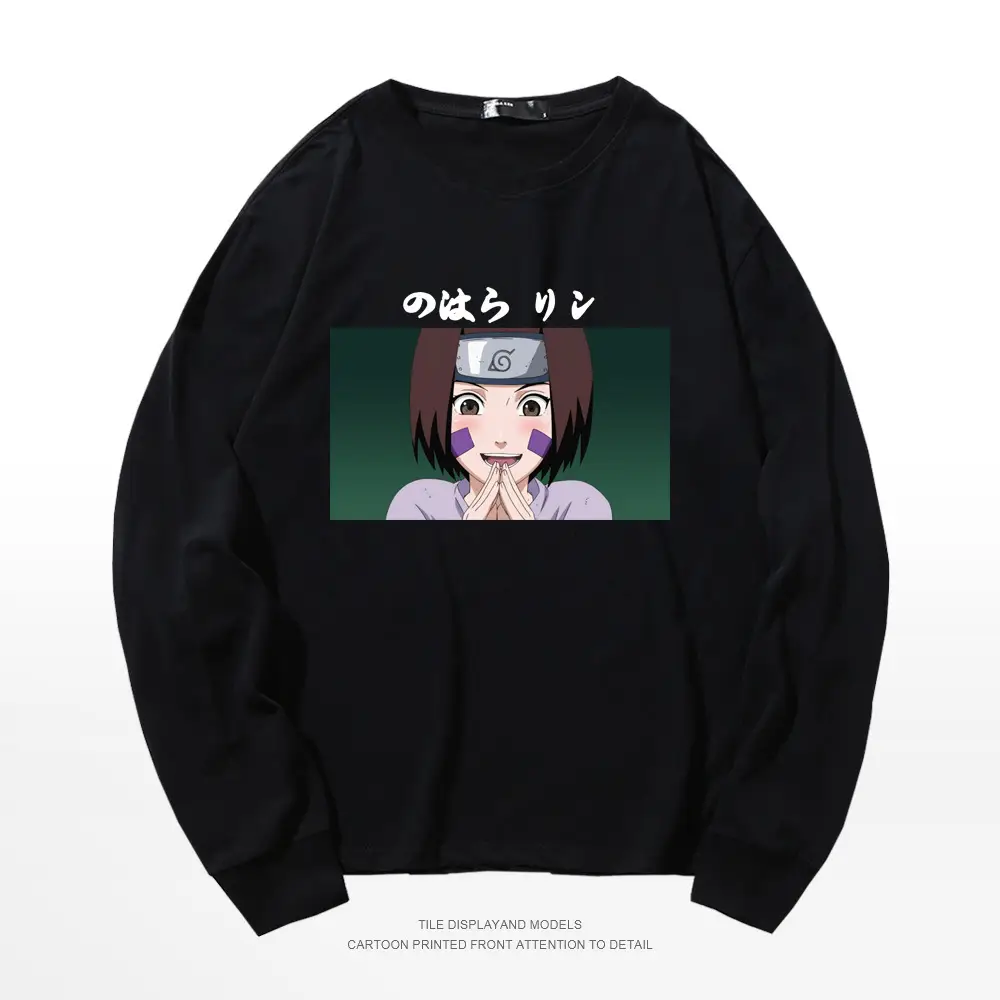 Naruto Graphic Sweatshirt White Cotton Round Neck Long Sleeve - Image 10