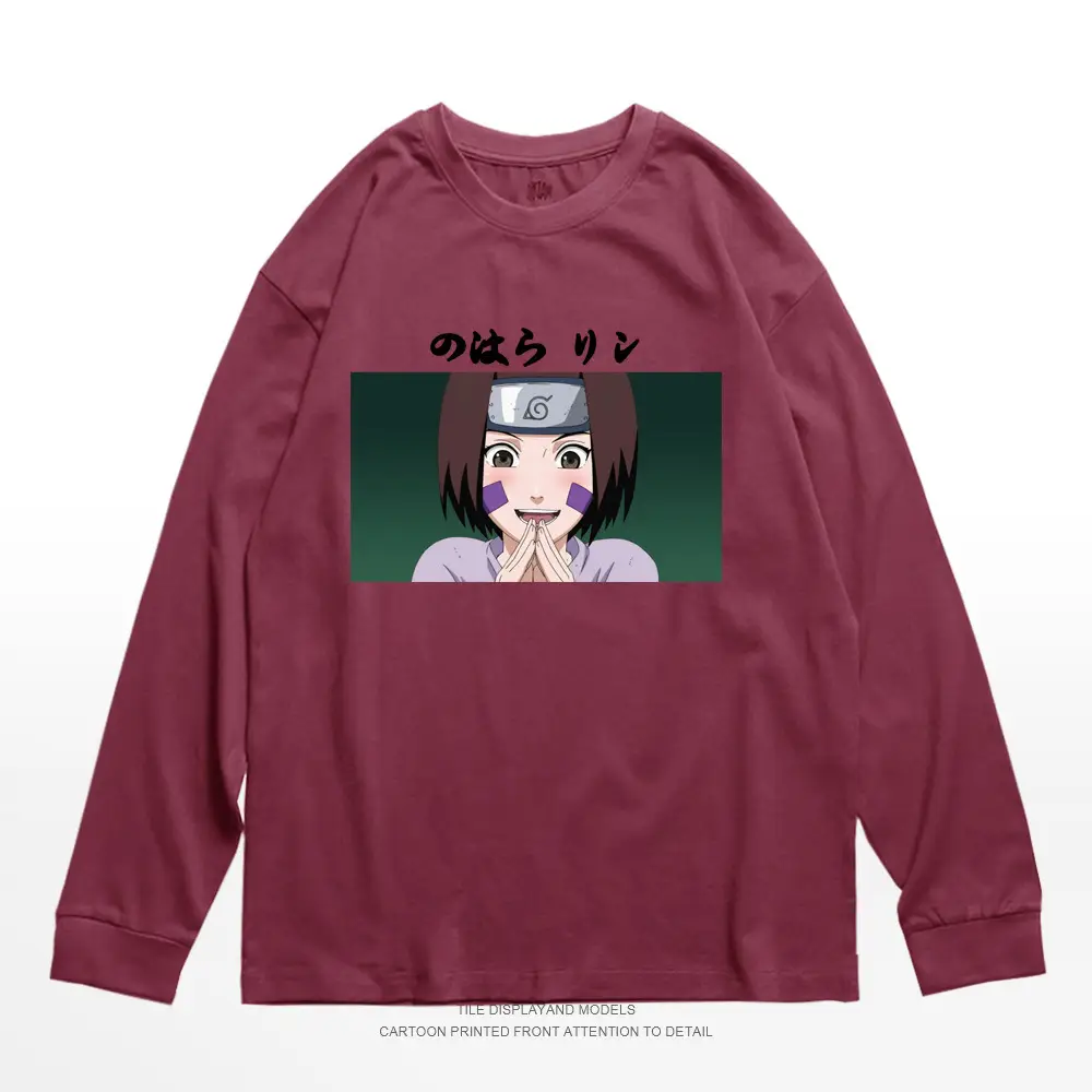 Naruto Graphic Sweatshirt White Cotton Round Neck Long Sleeve - Image 13