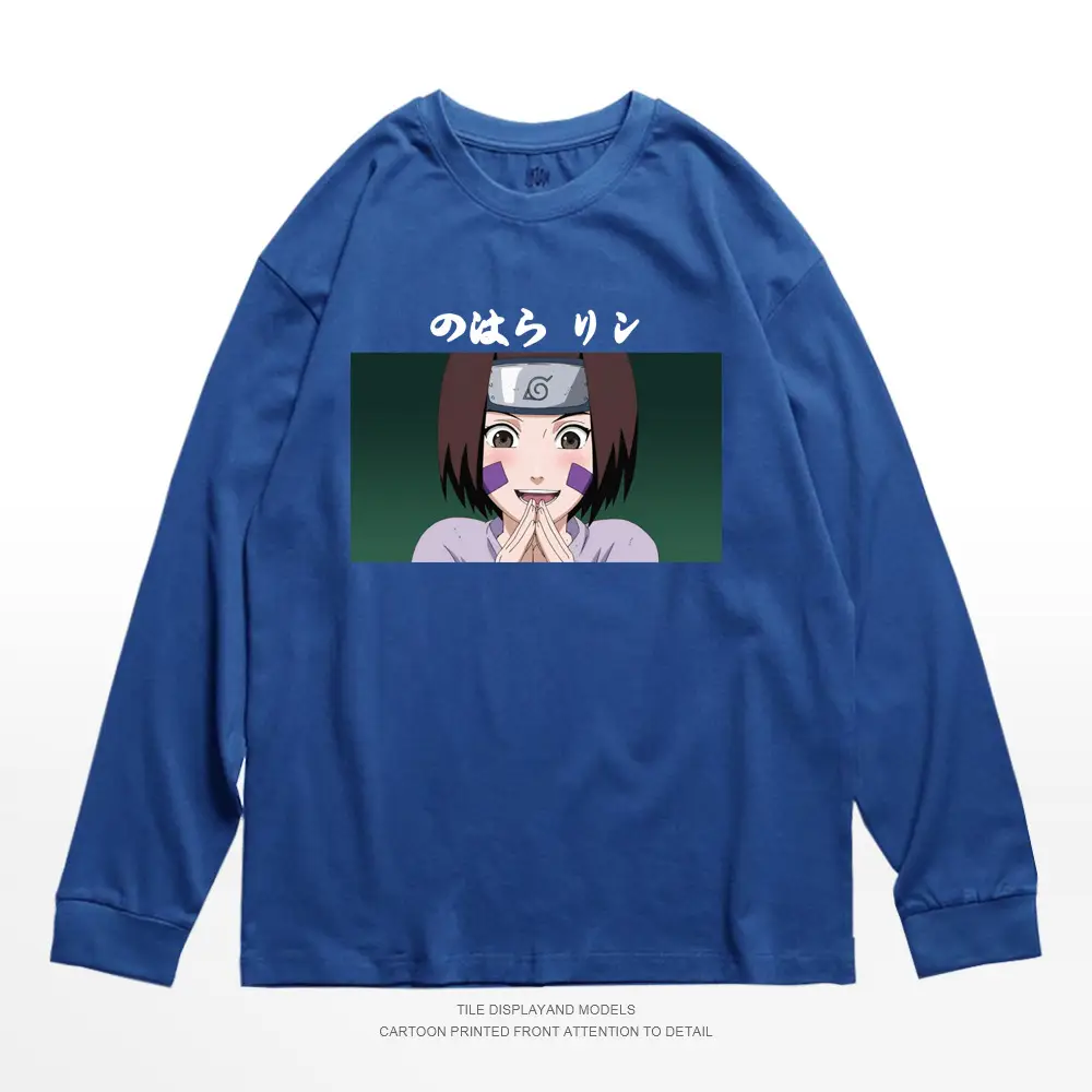 Naruto Graphic Sweatshirt White Cotton Round Neck Long Sleeve - Image 14