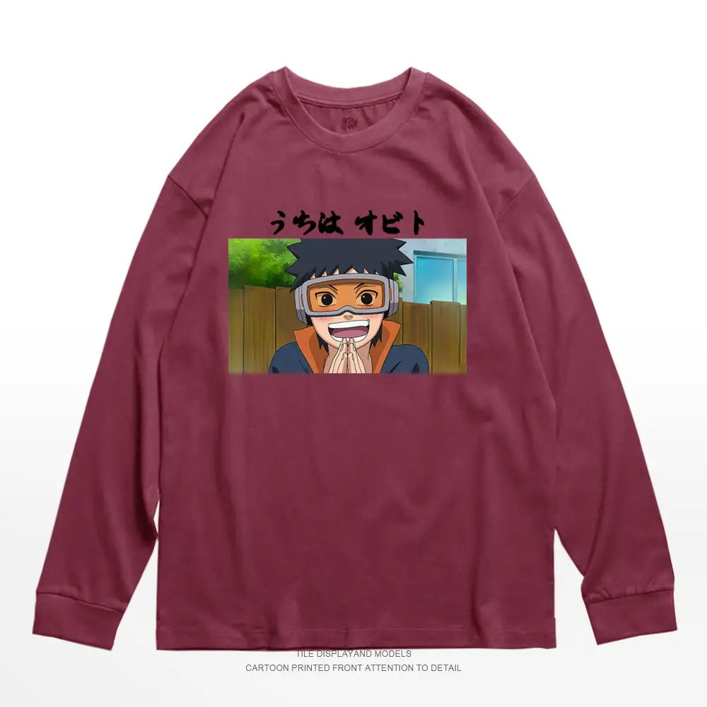Naruto Graphic Sweatshirt White Cotton Round Neck Long Sleeve - Image 4