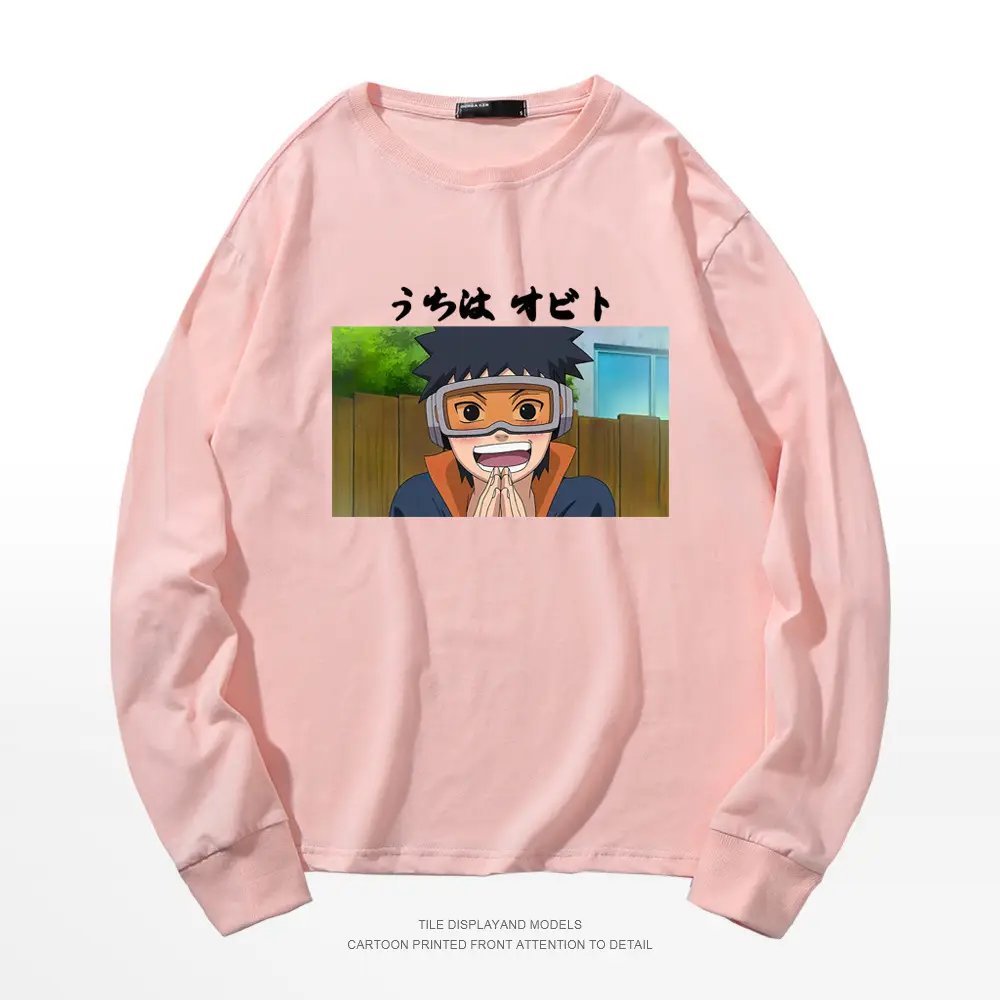 Naruto Graphic Sweatshirt White Cotton Round Neck Long Sleeve - Image 8