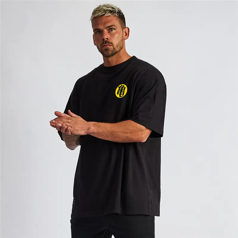 Men Grey T-Shirt Casual Sporty Back View